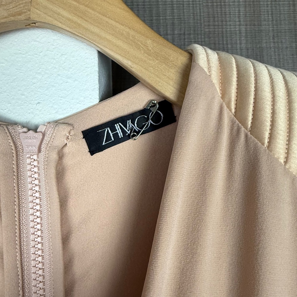 Zhivago Beige Informant Midi Dress - Picture 13 of 14